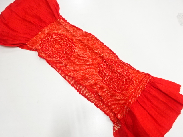 SILK shibori obiage